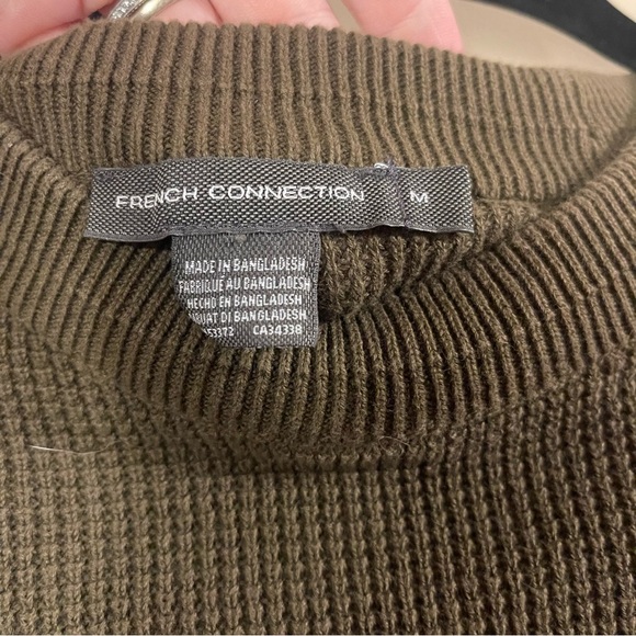 French Connection Green Crewneck Sweater - Picture 3 of 9